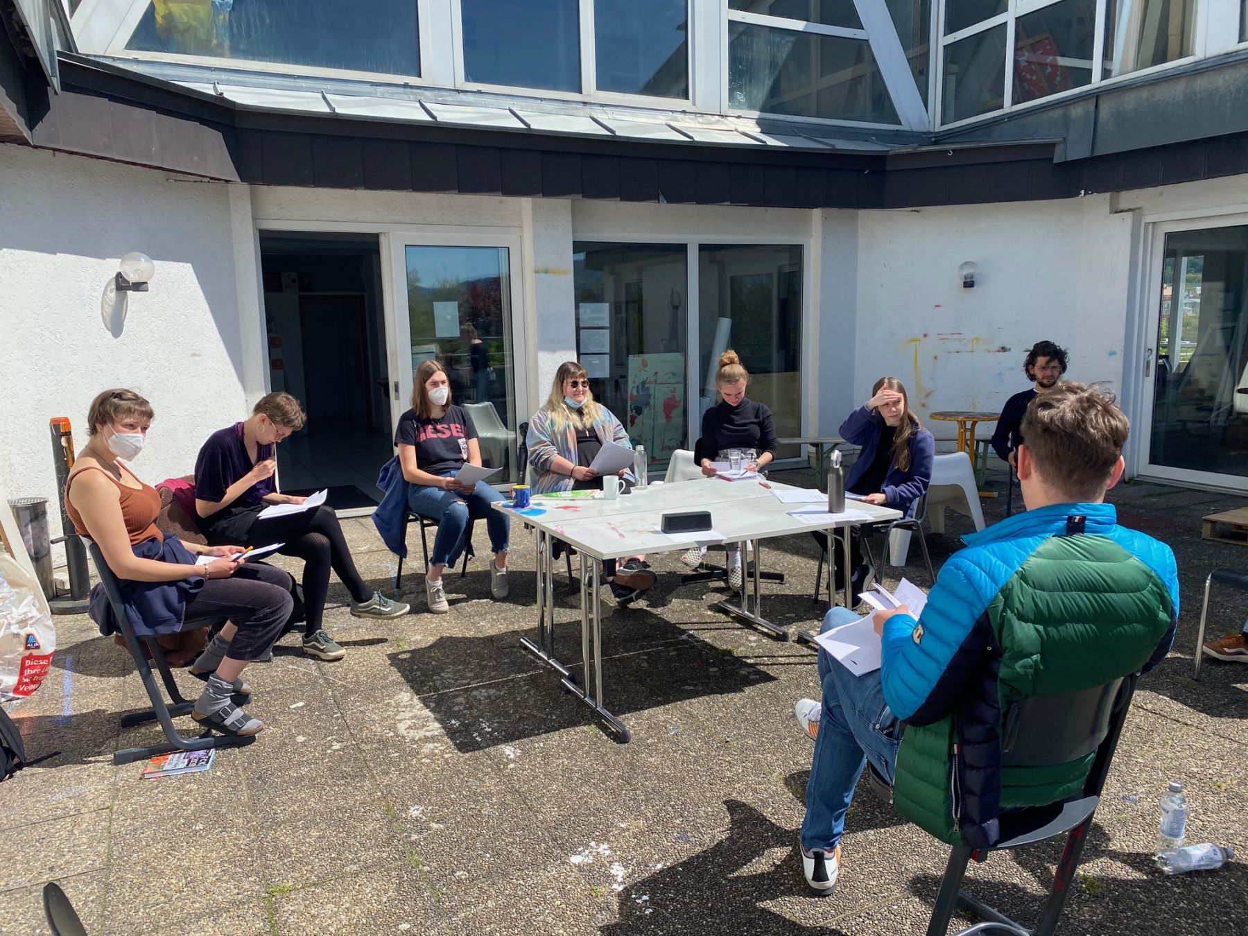 Workshop an der Macromedia Hochschule Freiburg mit Künstler\*innenduo Hanakam & Schuller